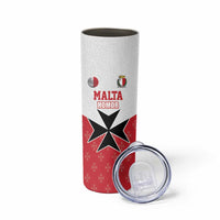 Custom Malta Football Champions Skinny Tumbler Sporty Style