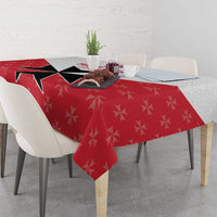 Custom Malta Football Champions Tablecloth Sporty Style