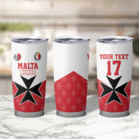 Custom Malta Football Champions Tumbler Cup Sporty Style