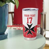 Custom Malta Football Champions Tumbler Cup Sporty Style