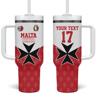 Custom Malta Football Champions Tumbler With Handle Sporty Style