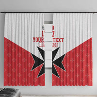 Custom Malta Football Champions Window Curtain Sporty Style