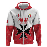 Custom Malta Football Champions Zip Hoodie Sporty Style