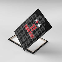 Custom Malta Football Jersey Go Champions Canvas Wall Art Black Style