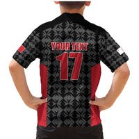 Custom Malta Football Jersey Go Champions Family Matching Mermaid Dress and Hawaiian Shirt Black Style
