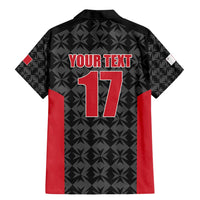 Custom Malta Football Jersey Go Champions Family Matching Mermaid Dress and Hawaiian Shirt Black Style