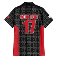 Custom Malta Football Jersey Go Champions Hawaiian Shirt Black Style