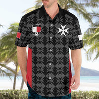 Custom Malta Football Jersey Go Champions Hawaiian Shirt Black Style