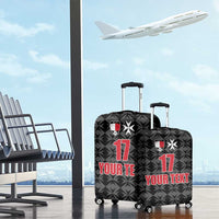 Custom Malta Football Jersey Go Champions Luggage Cover Black Style
