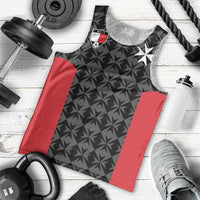 Custom Malta Football Jersey Go Champions Men Tank Top Black Style