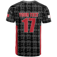 Custom Malta Football Jersey Go Champions T Shirt Black Style