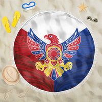 Philippine Eagle Week Beach Blanket Filipino Patern