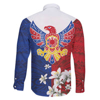 Philippine Eagle Week Family Matching Long Sleeve Bodycon Dress and Hawaiian Shirt Filipino Patern