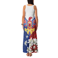 Philippine Eagle Week Family Matching Tank Maxi Dress and Hawaiian Shirt Filipino Patern