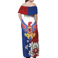 Philippine Eagle Week Off Shoulder Maxi Dress Filipino Patern