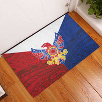 Philippine Eagle Week Rubber Doormat Filipino Patern