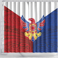 Philippine Eagle Week Shower Curtain Filipino Patern