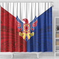 Philippine Eagle Week Shower Curtain Filipino Patern