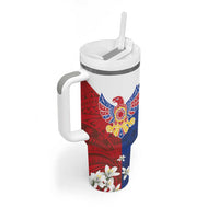Philippine Eagle Week Tumbler With Handle Filipino Patern