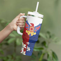 Philippine Eagle Week Tumbler With Handle Filipino Patern