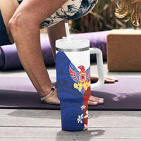 Philippine Eagle Week Tumbler With Handle Filipino Patern