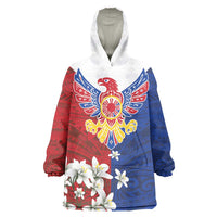 Philippine Eagle Week Wearable Blanket Hoodie Filipino Patern