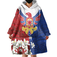 Philippine Eagle Week Wearable Blanket Hoodie Filipino Patern