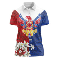 Philippine Eagle Week Women Polo Shirt Filipino Patern