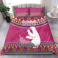 Greenland National Day Bedding Set Inuit Kalaallisuut style