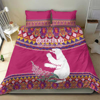 Greenland National Day Bedding Set Inuit Kalaallisuut style