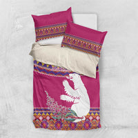 Greenland National Day Bedding Set Inuit Kalaallisuut style
