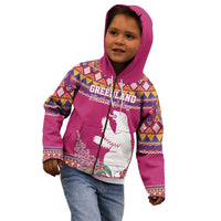 Greenland National Day Kid Hoodie Inuit Kalaallisuut style