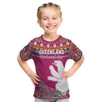 Greenland National Day Kid T Shirt Inuit Kalaallisuut style