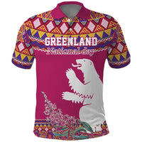 Greenland National Day Polo Shirt Inuit Kalaallisuut style