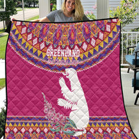 Greenland National Day Quilt Inuit Kalaallisuut style