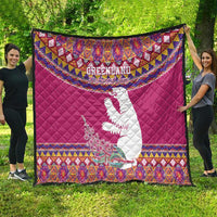 Greenland National Day Quilt Inuit Kalaallisuut style