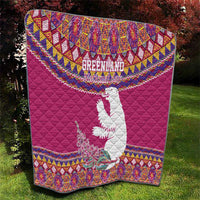 Greenland National Day Quilt Inuit Kalaallisuut style