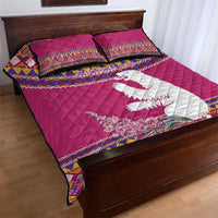 Greenland National Day Quilt Bed Set Inuit Kalaallisuut style