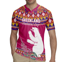 Greenland National Day Rugby Jersey Inuit Kalaallisuut style