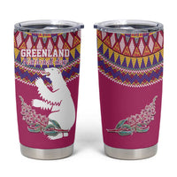 Greenland National Day Tumbler Cup Inuit Kalaallisuut style