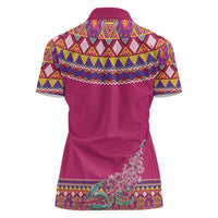 Greenland National Day Women Polo Shirt Inuit Kalaallisuut style