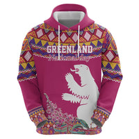 Greenland National Day Zip Hoodie Inuit Kalaallisuut style