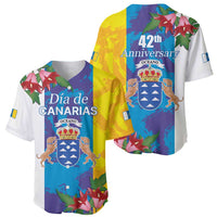 Canary Islands Dia de Canarias Baseball Jersey 42th Anniversary