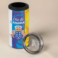 Canary Islands Dia de Canarias 4 in 1 Can Cooler Tumbler 42th Anniversary