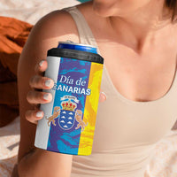 Canary Islands Dia de Canarias 4 in 1 Can Cooler Tumbler 42th Anniversary