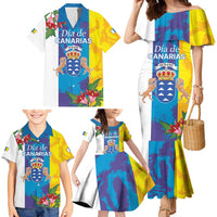 Canary Islands Dia de Canarias Family Matching Mermaid Dress and Hawaiian Shirt 42th Anniversary