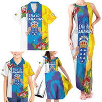 Canary Islands Dia de Canarias Family Matching Tank Maxi Dress and Hawaiian Shirt 42th Anniversary