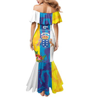 Canary Islands Dia de Canarias Mermaid Dress 42th Anniversary