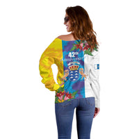 Canary Islands Dia de Canarias Off Shoulder Sweater 42th Anniversary