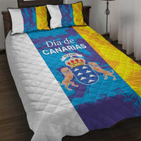 Canary Islands Dia de Canarias Quilt Bed Set 42th Anniversary